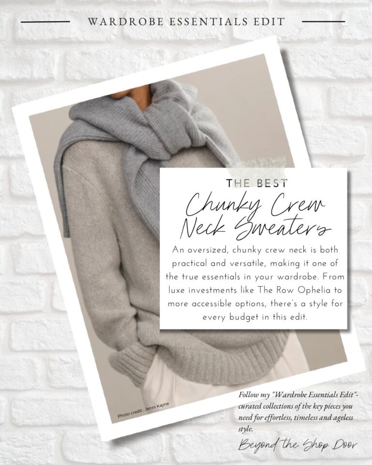 Chunky Crew Neck Sweater