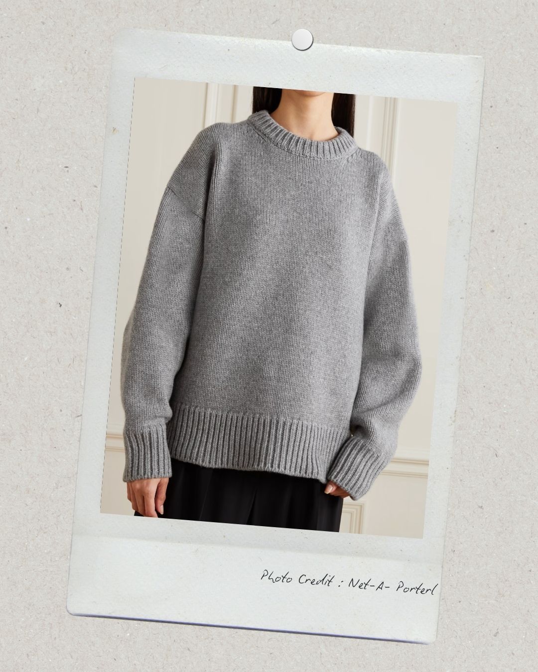 Chunky Crew Neck Sweater