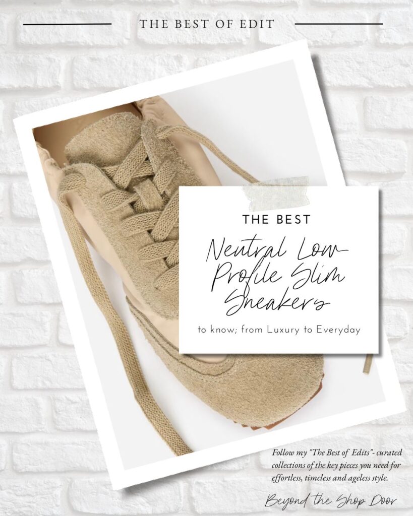 Neutral Low-Profile Slim Sneakers