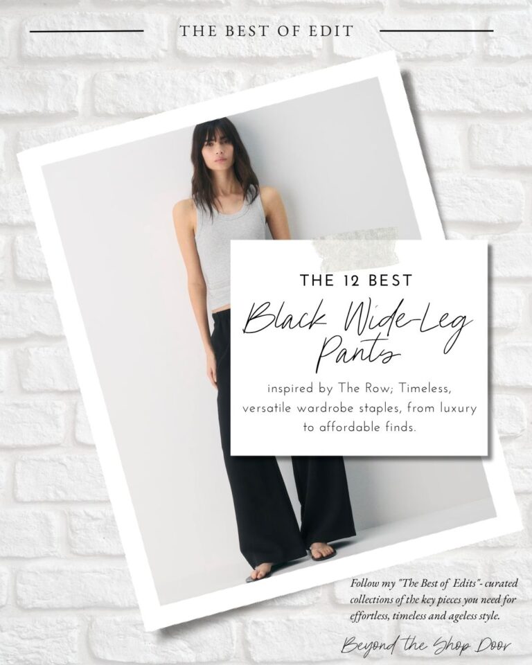 The Best Black Wide-Leg Pants